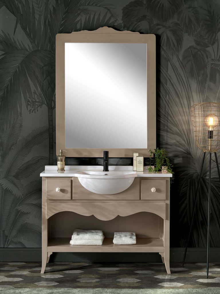 Mobile bagno 2 cassetti shabby chic